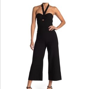 Likely Marina Halter Jumpsuit, Black Jumpsuit